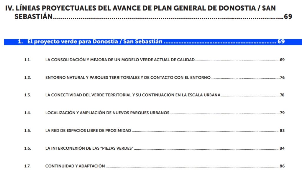 Ideas para el Avance del PGOU